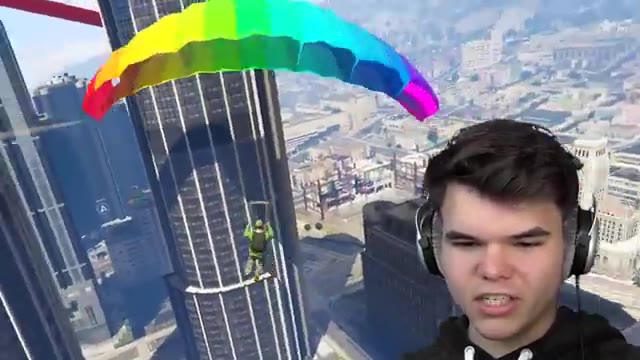 SMASH THE CARS MID AIR! (GTA 5 Funny Moments)