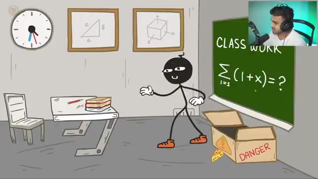 ESCAPING SCHOOL WITH STICKMAN