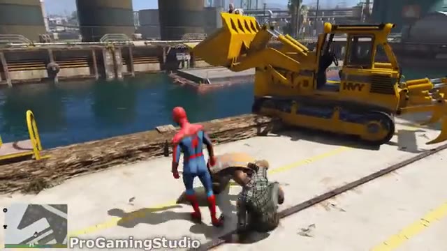 Funny Moments In GTA 5 - Spider-Man
