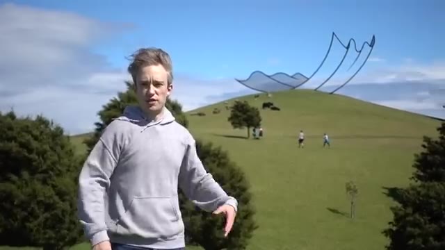 The sculpture that looks like a real-life cartoon