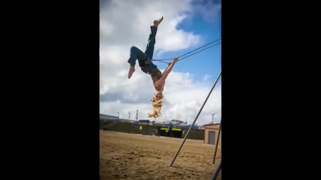 RECREATING VIRAL COUPLE'S PHOTOS Acrobat vs Gymnast