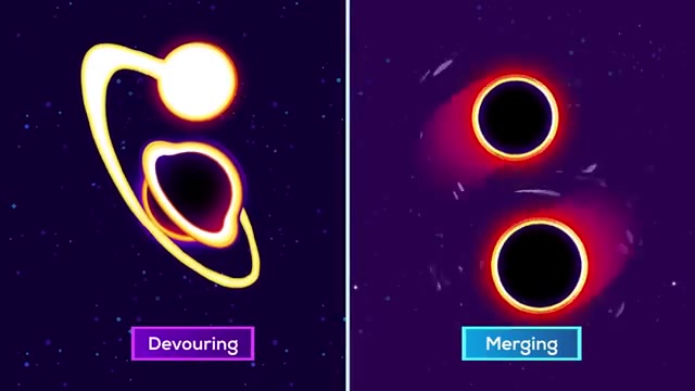 The Largest Black Hole in the Universe - Size Comparison