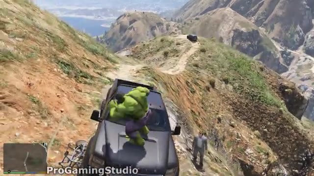 HULK Gameplay in GTA 5 - Funny Moments & Fails