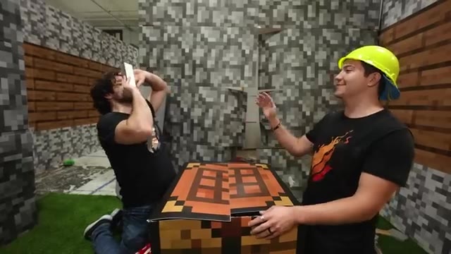 Beating Minecraft in Real Life! - Challenge
