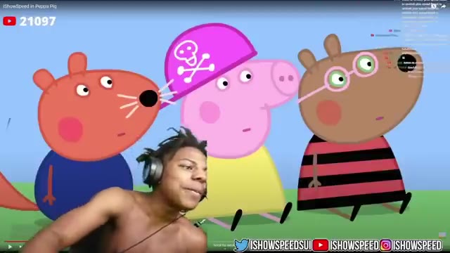 iShowSpeed Reacts To Being In PeppaPig